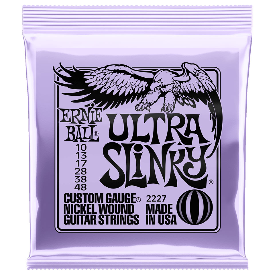 Ernie Ball Ultra Slinky 2227 .010-048 Saiten E-Gitarre von Ernie Ball