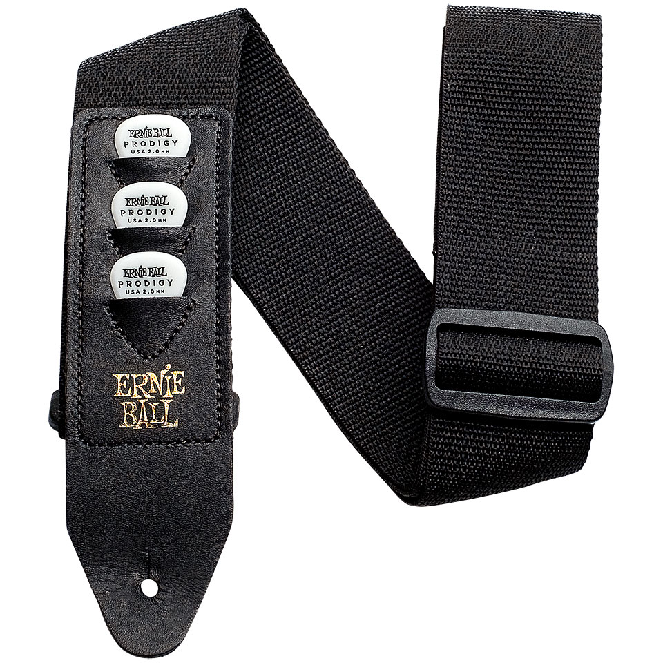 Ernie Ball EB4039 Pickholder Black Gitarrengurt Ernie Ball EB4039 Pickholder Black Gitarrengurt von Ernie Ball