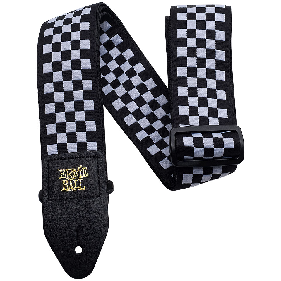 Ernie Ball EB4142 Black & White Checkered Gitarrengurt Ernie Ball EB4142 Black & White Checkered Gitarrengurt von Ernie Ball