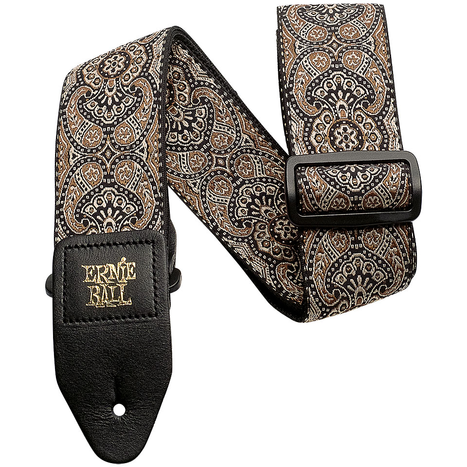 Ernie Ball EB4163 Gold & Black Paisley Gitarrengurt Ernie Ball EB4163 Gold & Black Paisley Gitarrengurt von Ernie Ball