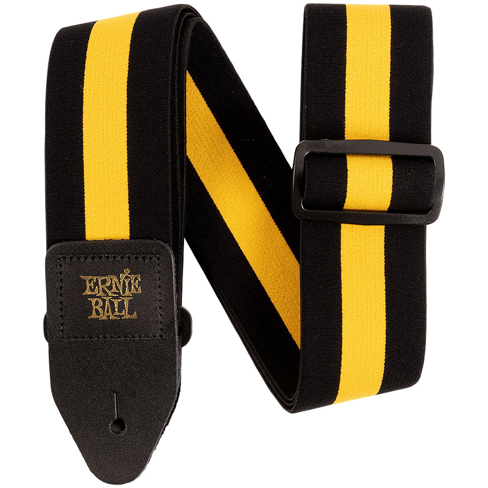 Ernie Ball EB5328 Stretch Comfort Racer Yellow Gitarrengurt Ernie Ball EB5328 Stretch Comfort Racer Yellow Gitarrengurt von Ernie Ball