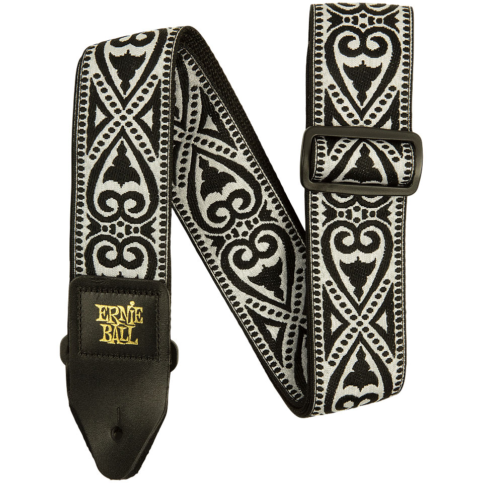 Ernie Ball EB5345 Jaquard Black Heart Gitarrengurt Ernie Ball EB5345 Jaquard Black Heart Gitarrengurt von Ernie Ball