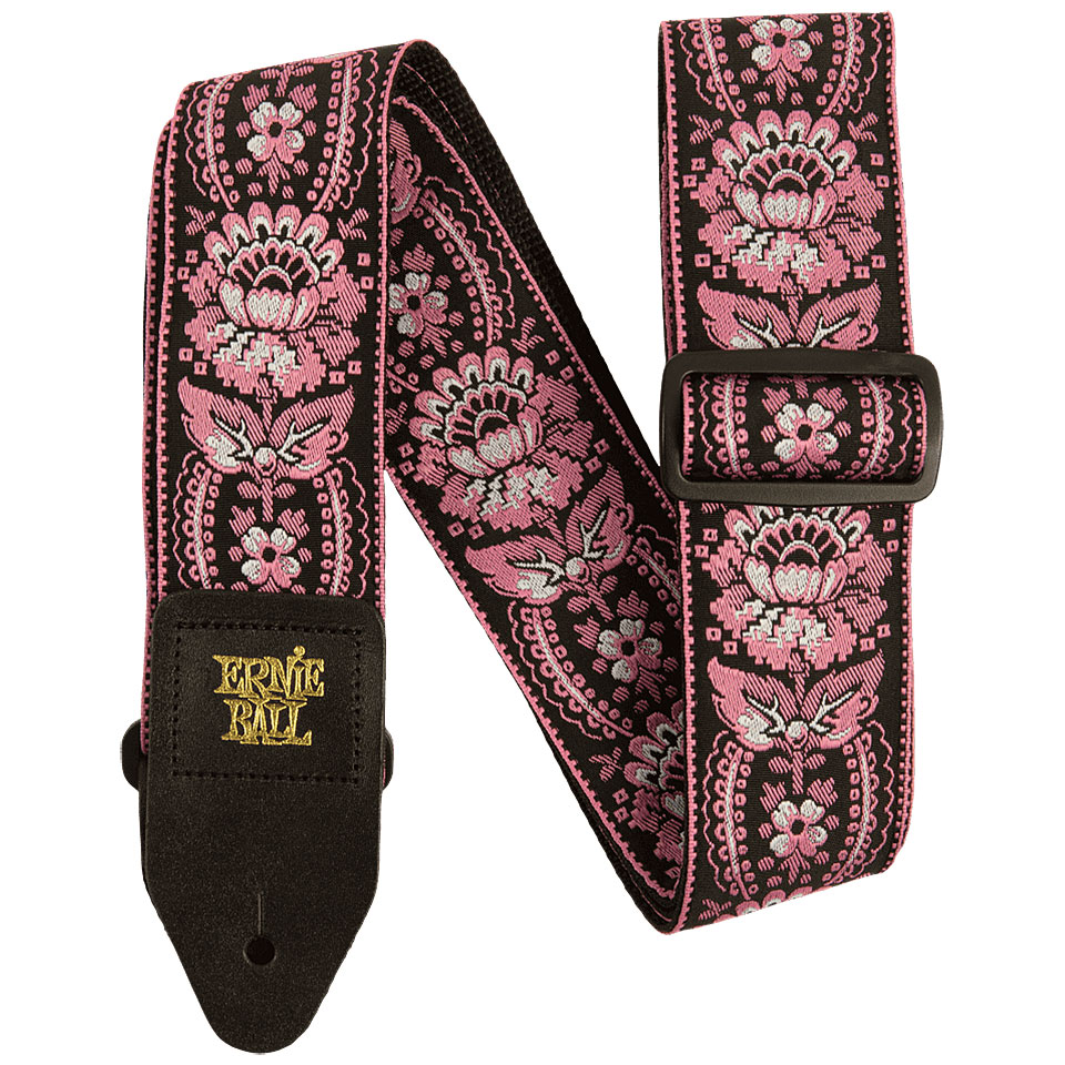 Ernie Ball EB5347 Jaquard Pink Orleans Gitarrengurt Ernie Ball EB5347 Jaquard Pink Orleans Gitarrengurt von Ernie Ball