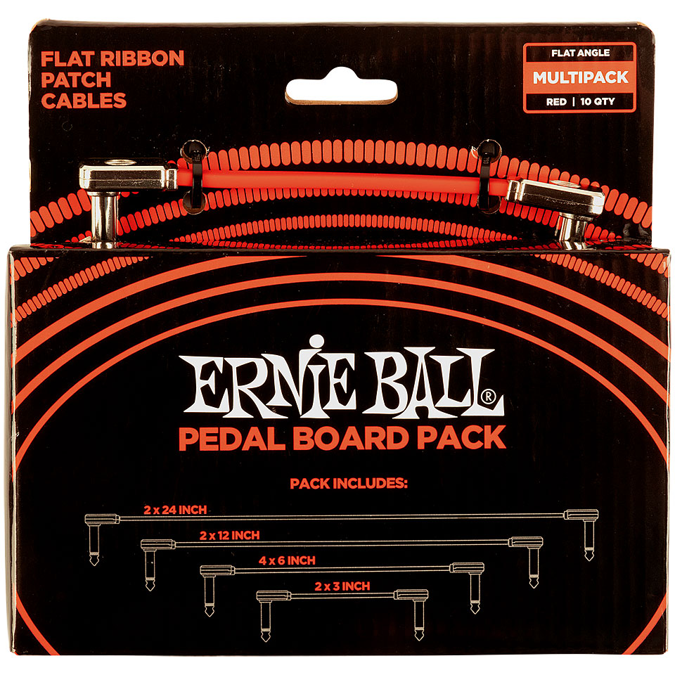 Ernie Ball EB6404 Multi Pack Red Patchkabel von Ernie Ball