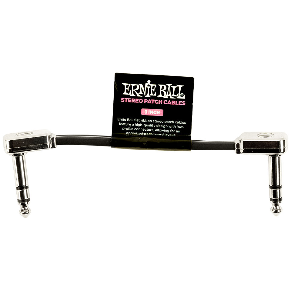 Ernie Ball EB6407 TRS flach 7,5 cm Patchkabel von Ernie Ball