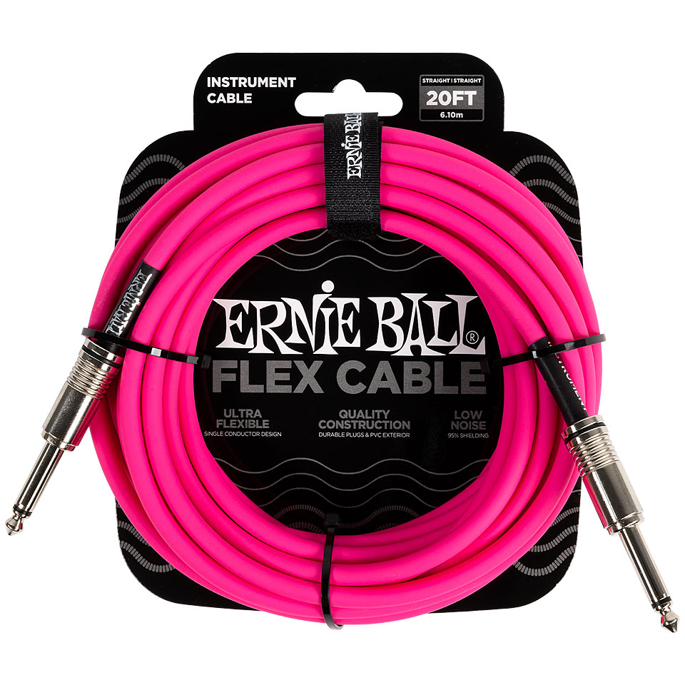 Ernie Ball EB6418 Flex Purple 6m Instrumentenkabel von Ernie Ball