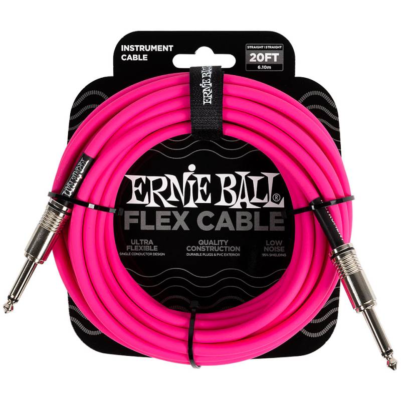 Ernie Ball EB6418 Flex Purple 6m Instrumentenkabel von Ernie Ball