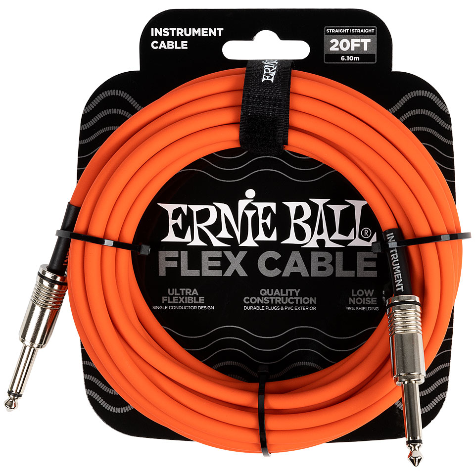 Ernie Ball EB6421 Flex Orange 6 m Instrumentenkabel Ernie Ball EB6421 Flex Orange 6 m Instrumentenkabel von Ernie Ball