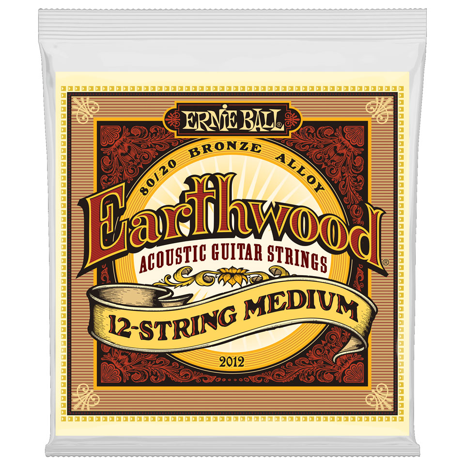 Ernie Ball Earthwood 12-String Medium 80/20 Bronze 2012 .011-052 von Ernie Ball