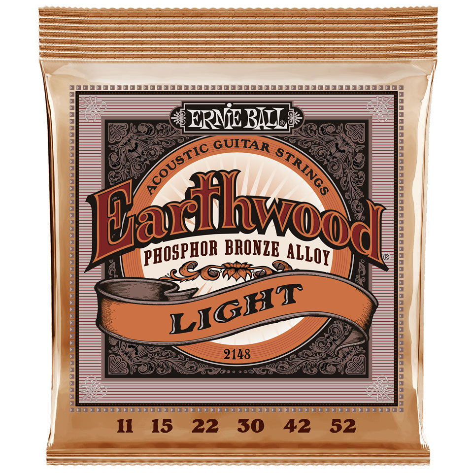 Ernie Ball Earthwood Light Phosphor Bronze 2148 .011-052 Saiten Ernie Ball Earthwood Light Phosphor Bronze 2148 .011-052 Saiten von Ernie Ball