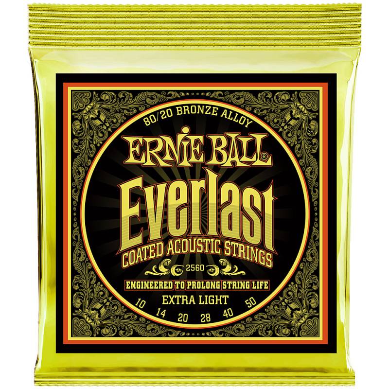 Ernie Ball Everlast EB2560 Extra Light 010-050 Coated Saiten von Ernie Ball