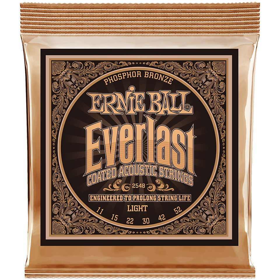 Ernie Ball Everlast Light Phosphor Bronze EB2548 011-052 Saiten Ernie Ball Everlast Light Phosphor Bronze EB2548 011-052 Saiten von Ernie Ball