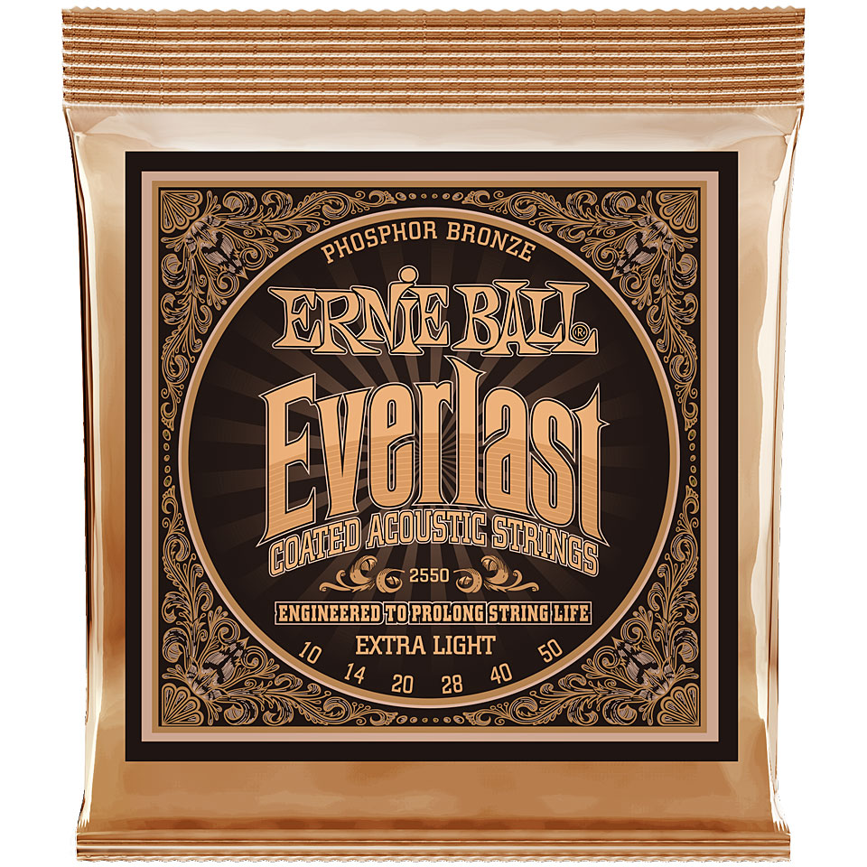 Ernie Ball Everlast Light Phosphor Bronze EB2550 010-050 Saiten Ernie Ball Everlast Light Phosphor Bronze EB2550 010-050 Saiten von Ernie Ball