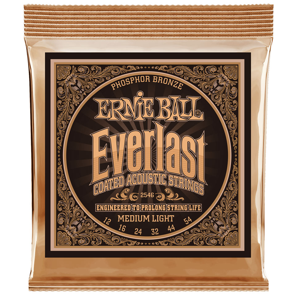 Ernie Ball Everlast Medium Light Phosphor Bronze 2546 .012-054 Saiten Ernie Ball Everlast Medium Light Phosphor Bronze 2546 .012-054 Saiten von Ernie Ball