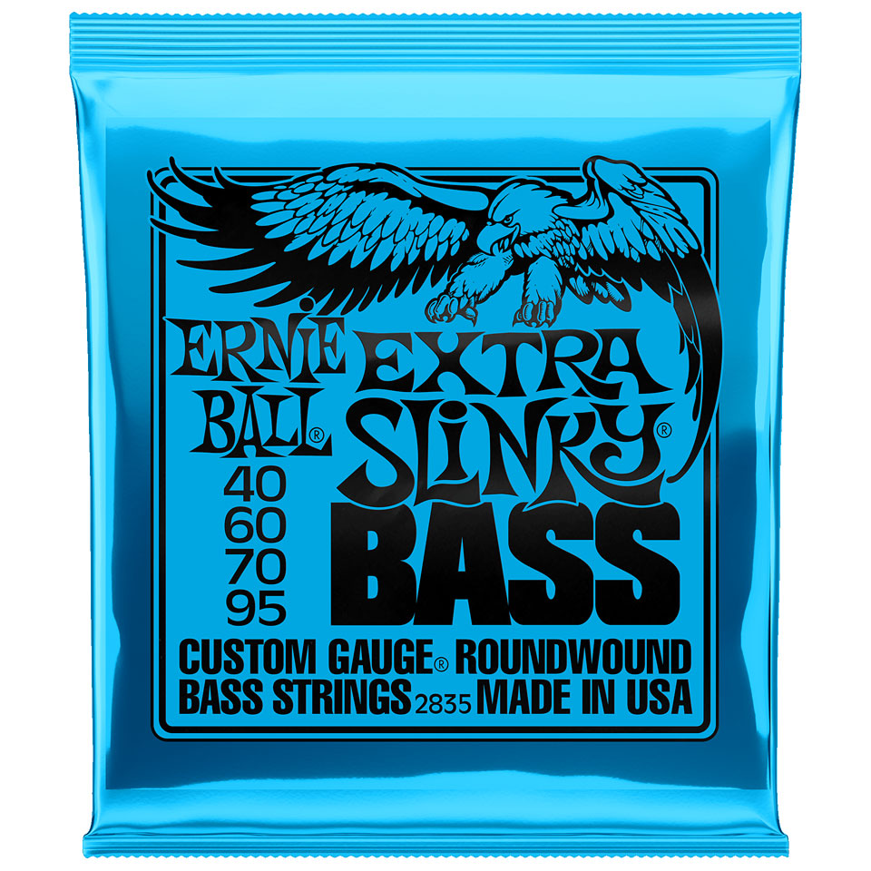 Ernie Ball Extra Slinky Bass 2835 .040-095 Saiten E-Bass Ernie Ball Extra Slinky Bass 2835 .040-095 Saiten E-Bass von Ernie Ball