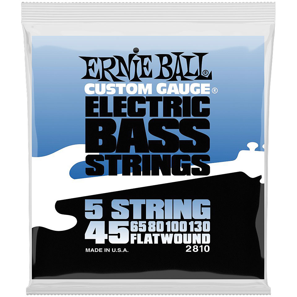 Ernie Ball Flatwound 5-String 45-130 Saiten E-Bass Ernie Ball Flatwound 5-String 45-130 Saiten E-Bass von Ernie Ball