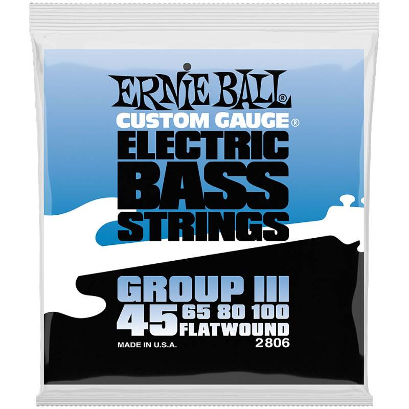 Ernie Ball Flatwound Group III 45-100 Saiten E-Bass von Ernie Ball