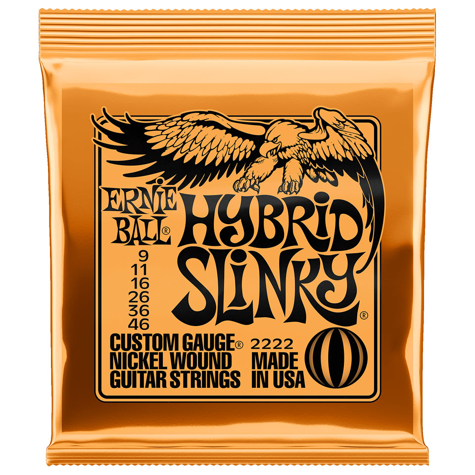 Ernie Ball Hybrid Slinky 2222 .009-046 Saiten E-Gitarre Ernie Ball Hybrid Slinky 2222 .009-046 Saiten E-Gitarre von Ernie Ball