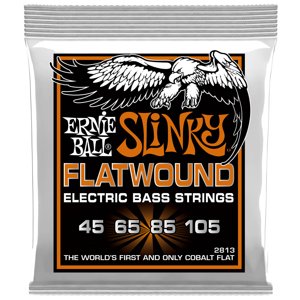 Ernie Ball Hybrid Slinky Flatwound 2813 .045-105 Saiten E-Bass von Ernie Ball