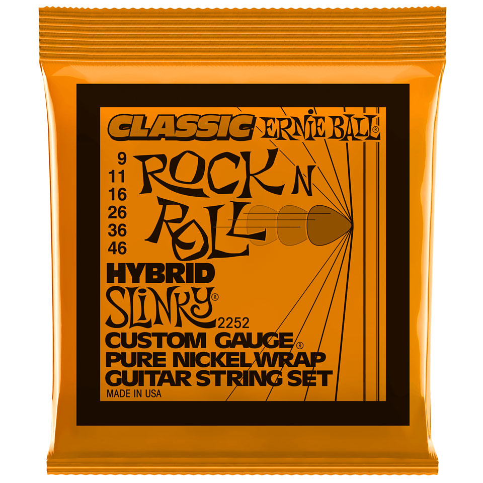 Ernie Ball Hybrid Slinky Classic R&R 2252 .009-046 Saiten E-Gitarre von Ernie Ball