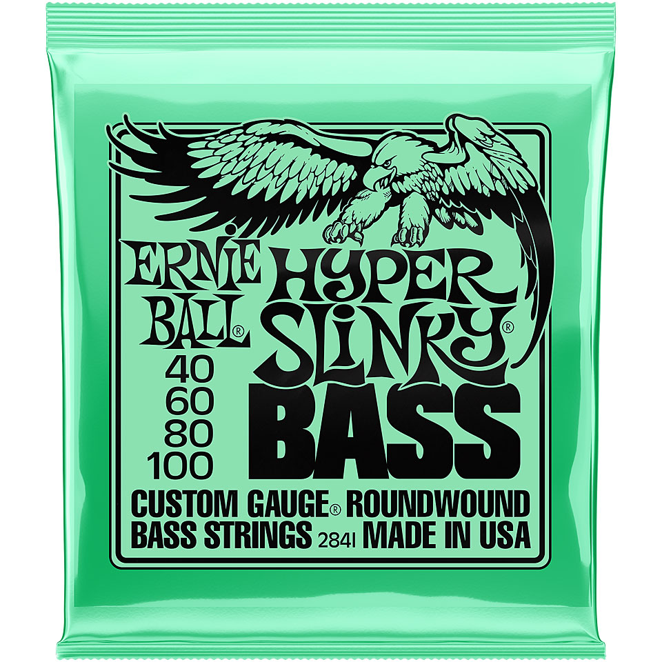Ernie Ball Hyper Slinky Bass EB2841 .040-100 Saiten E-Bass von Ernie Ball