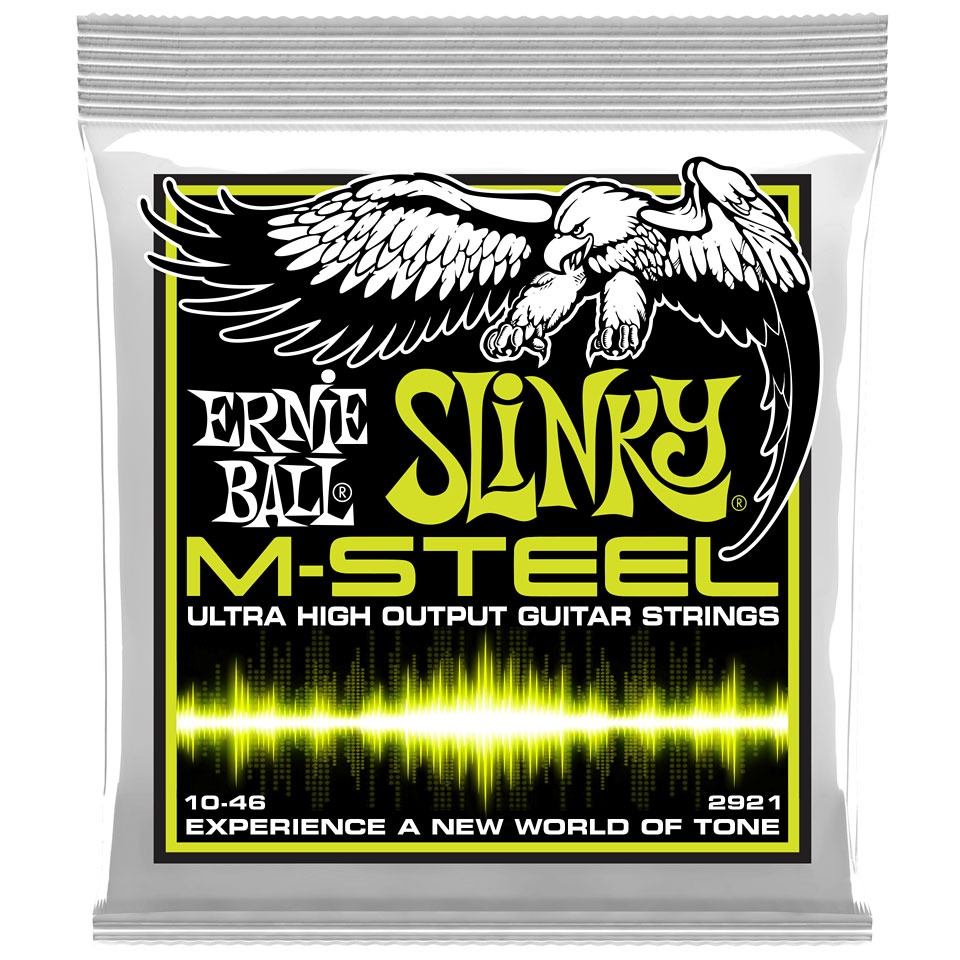 Ernie Ball Regular Slinky M-Steel 2921 .010-046 Saiten E-Gitarre von Ernie Ball