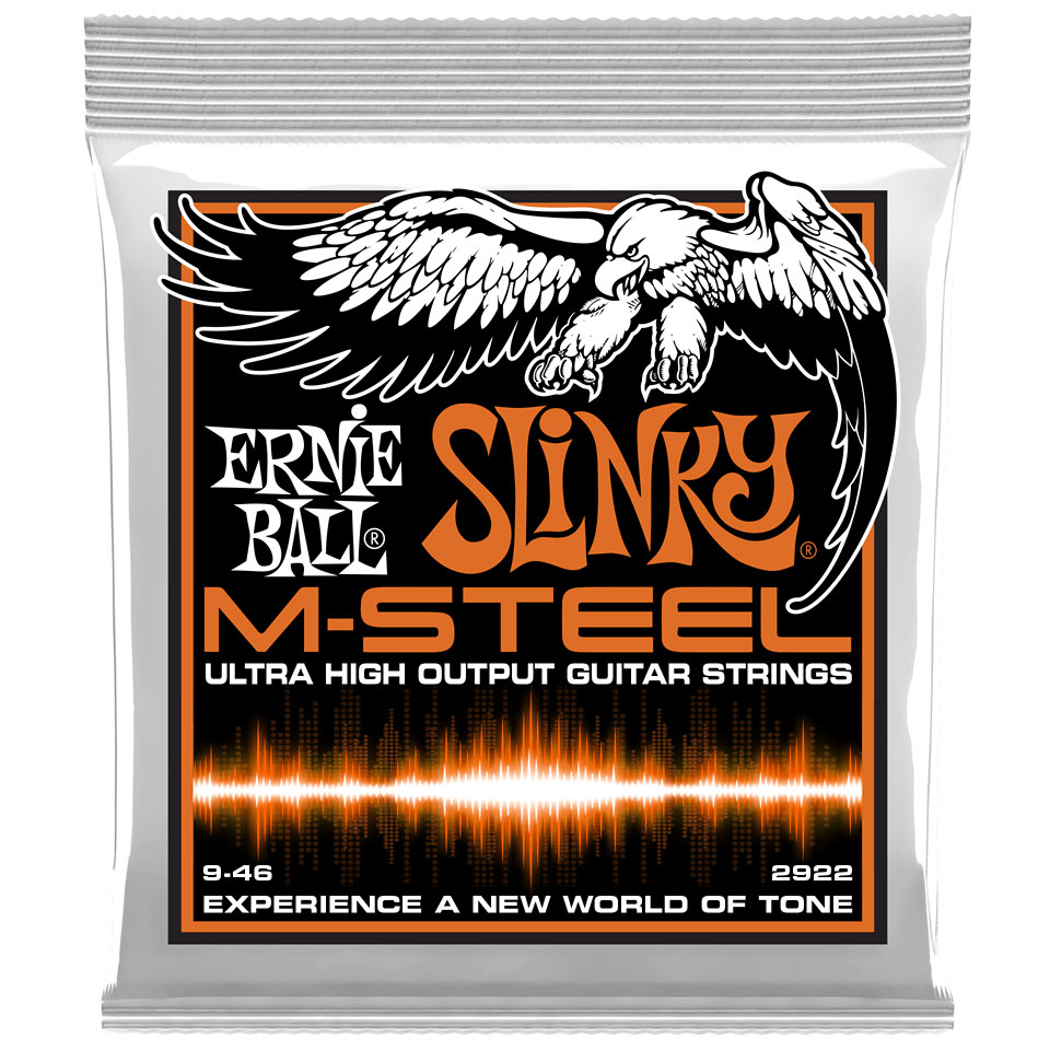 Ernie Ball Hybrid Slinky M-Steel 2922 .009-046 Saiten E-Gitarre Ernie Ball Hybrid Slinky M-Steel 2922 .009-046 Saiten E-Gitarre von Ernie Ball