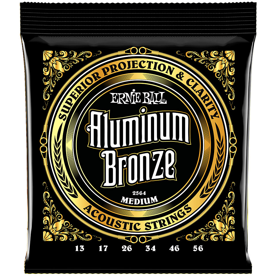Ernie Ball Medium Aluminum Bronze 2564 .013-056 Saiten Westerngitarre Ernie Ball Medium Aluminum Bronze 2564 .013-056 Saiten Westerngitarre von Ernie Ball