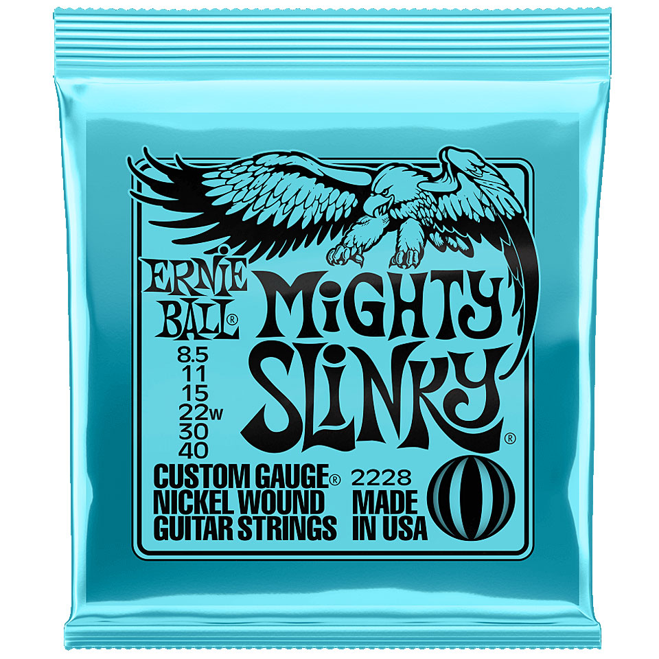 Ernie Ball Mighty Slinky 2228 .085-040 Saiten E-Gitarre Ernie Ball Mighty Slinky 2228 .085-040 Saiten E-Gitarre von Ernie Ball