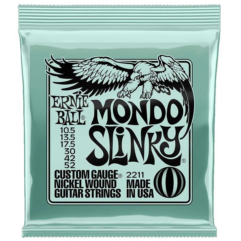 Ernie Ball Mondo Slinky 2211 .0105-052 Saiten E-Gitarre Ernie Ball Mondo Slinky 2211 .0105-052 Saiten E-Gitarre von Ernie Ball