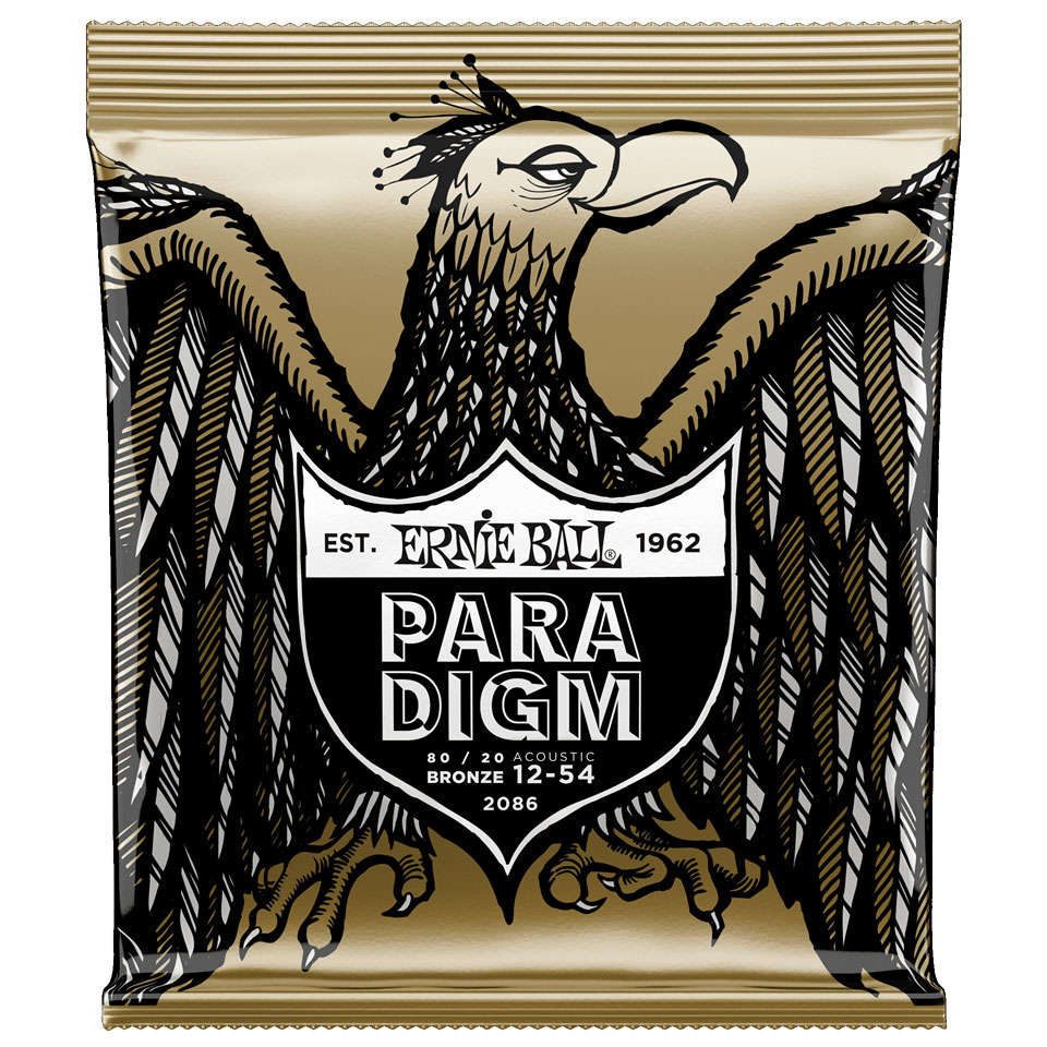 Ernie Ball Paradigm Medium Light 80/20 Bronze 2086 .012-054 Saiten von Ernie Ball