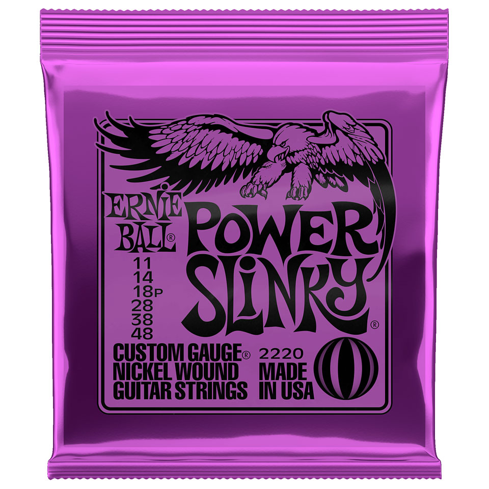 Ernie Ball Power Slinky 2220 .011-048 Saiten E-Gitarre Ernie Ball Power Slinky 2220 .011-048 Saiten E-Gitarre von Ernie Ball