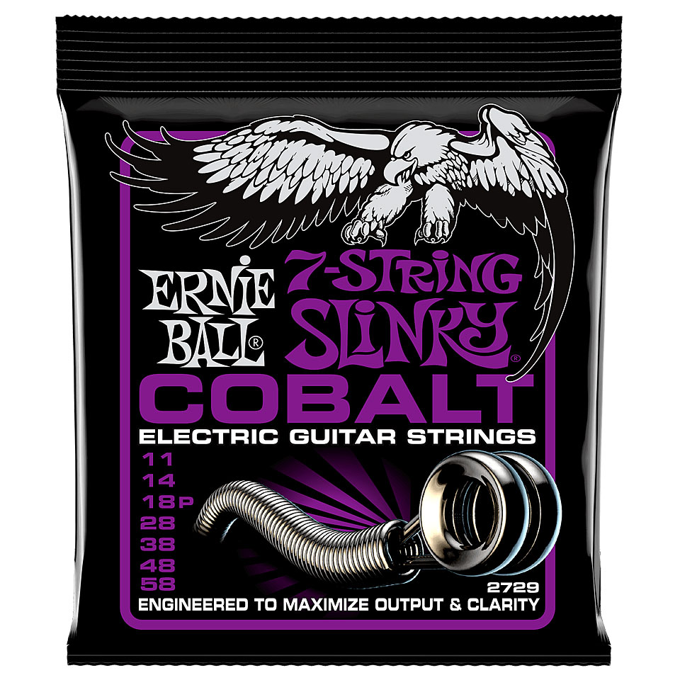 Ernie Ball Power Slinky Cobalt 2729 .011- 058 Saiten E-Gitarre Ernie Ball Power Slinky Cobalt 2729 .011- 058 Saiten E-Gitarre von Ernie Ball