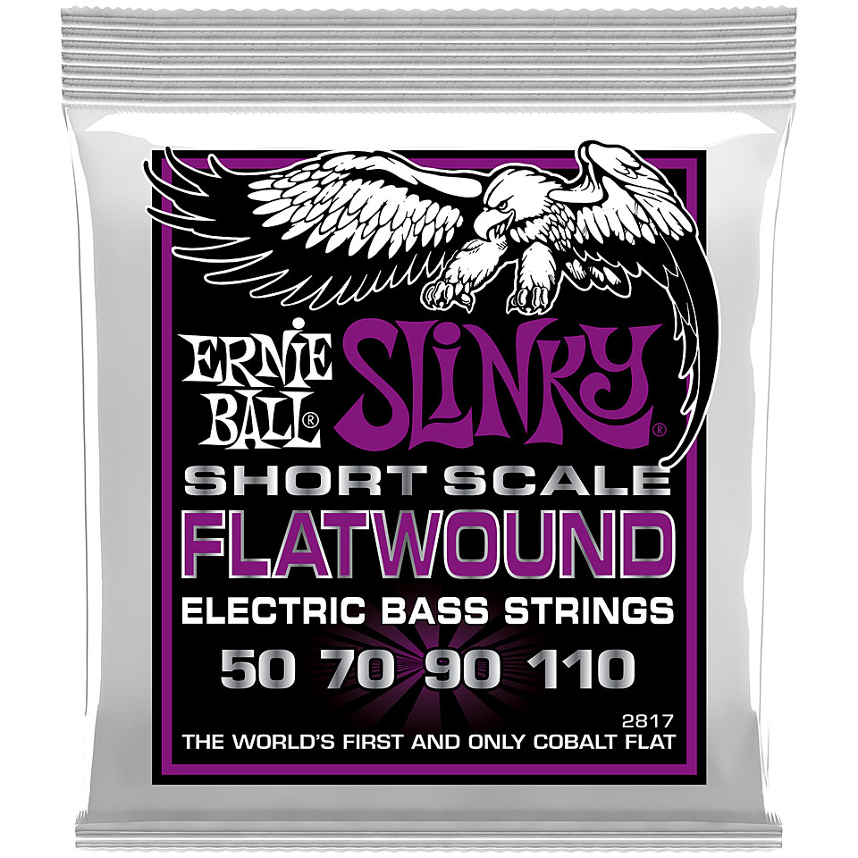 Ernie Ball Power Slinky Flatwound 2814 .050-110 Short Scale Saiten Ernie Ball Power Slinky Flatwound 2814 .050-110 Short Scale Saiten von Ernie Ball