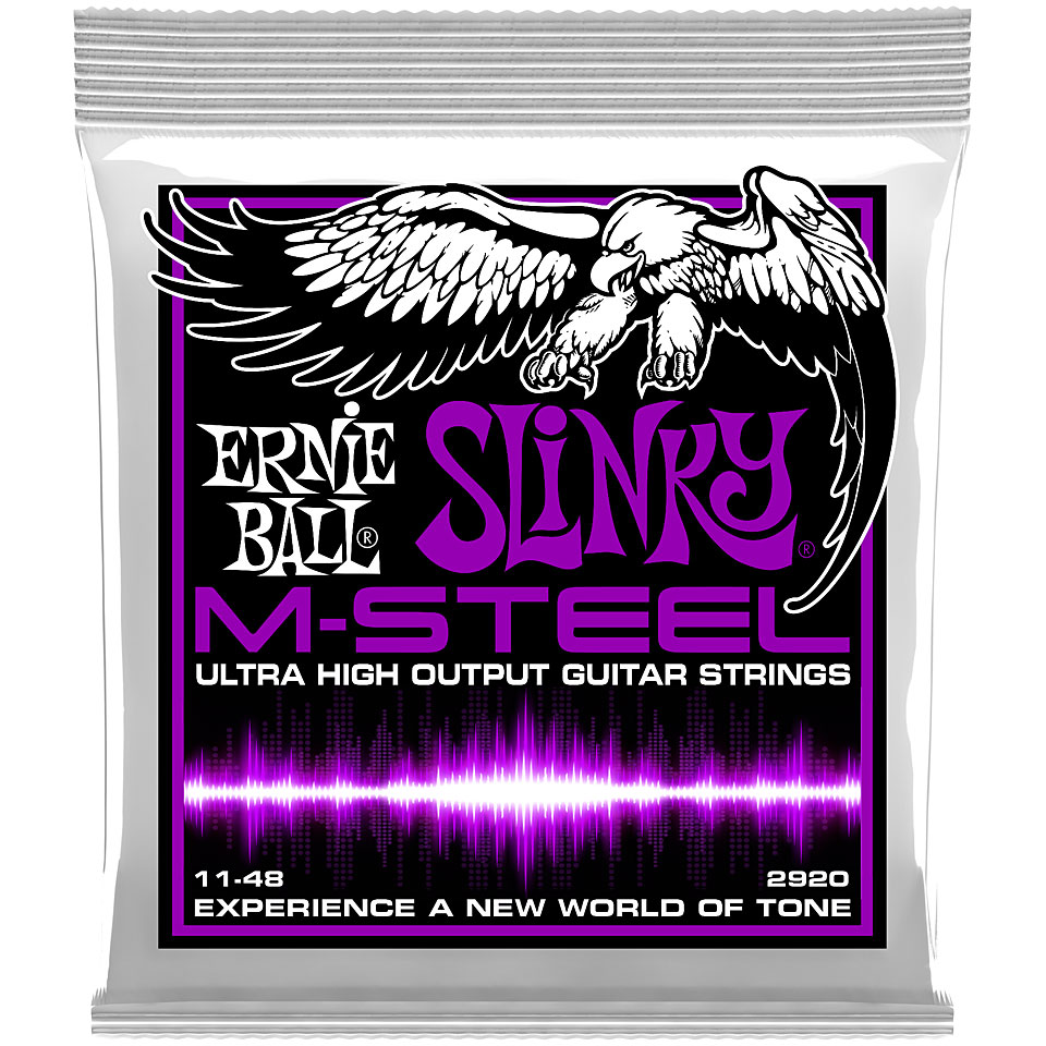 Ernie Ball Power Slinky M-Steel EB2920.011-048 Saiten E-Gitarre Ernie Ball Power Slinky M-Steel EB2920.011-048 Saiten E-Gitarre von Ernie Ball