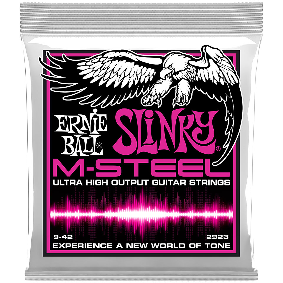 Ernie Ball Power Slinky M-Steel EB2923 009-042 Saiten E-Gitarre Ernie Ball Power Slinky M-Steel EB2923 009-042 Saiten E-Gitarre von Ernie Ball