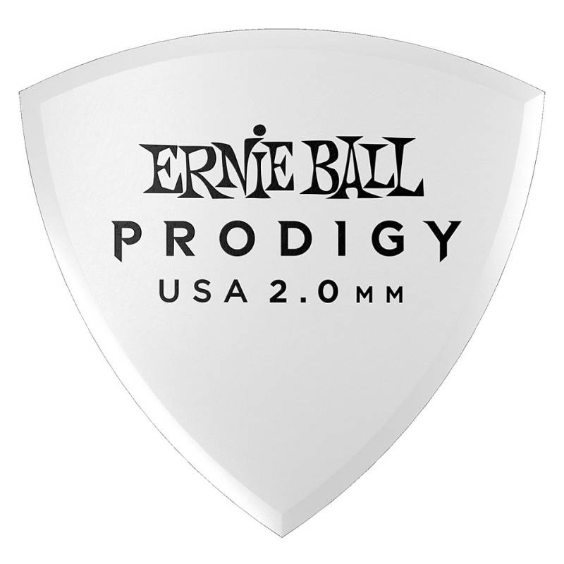Ernie Ball Prodigy Shield 2mm White (6 Pack) Plektrum von Ernie Ball