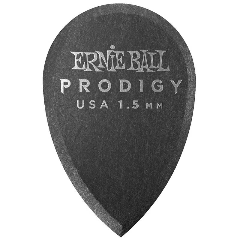 Ernie Ball Prodigy Teardrop 1,5 mm Black (6 Pack) Plektrum von Ernie Ball