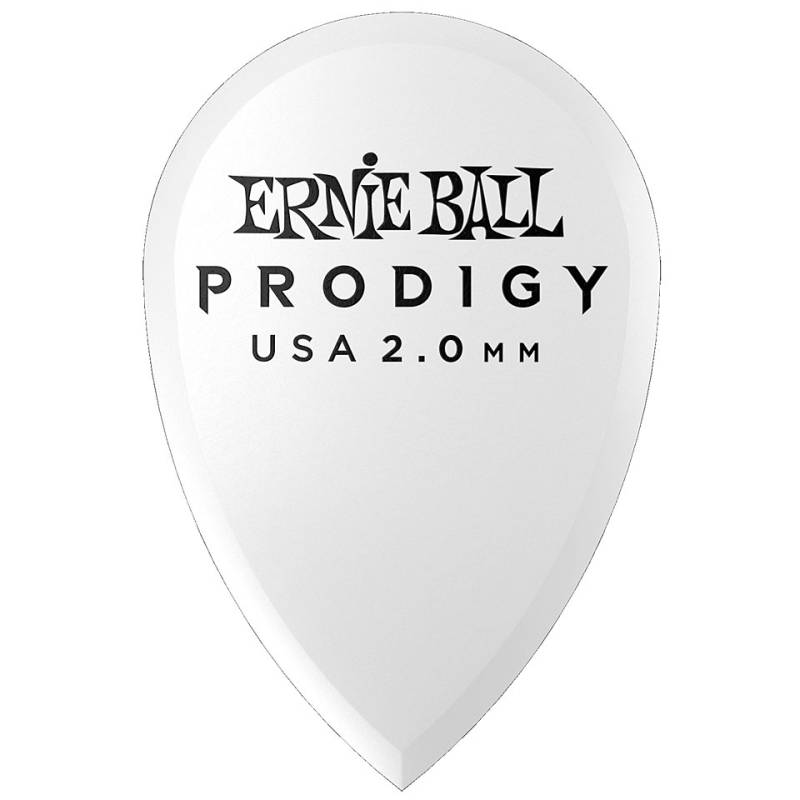Ernie Ball Prodigy Teardrop 2mm White (6 Pack) Plektrum von Ernie Ball