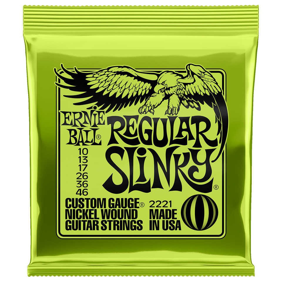 Ernie Ball Regular Slinky 2221 .010-046 Saiten E-Gitarre von Ernie Ball