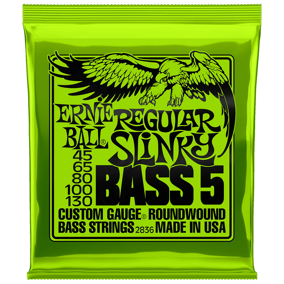 Ernie Ball Regular Slinky Bass 5 2836 .045-130 Saiten E-Bass Ernie Ball Regular Slinky Bass 5 2836 .045-130 Saiten E-Bass von Ernie Ball