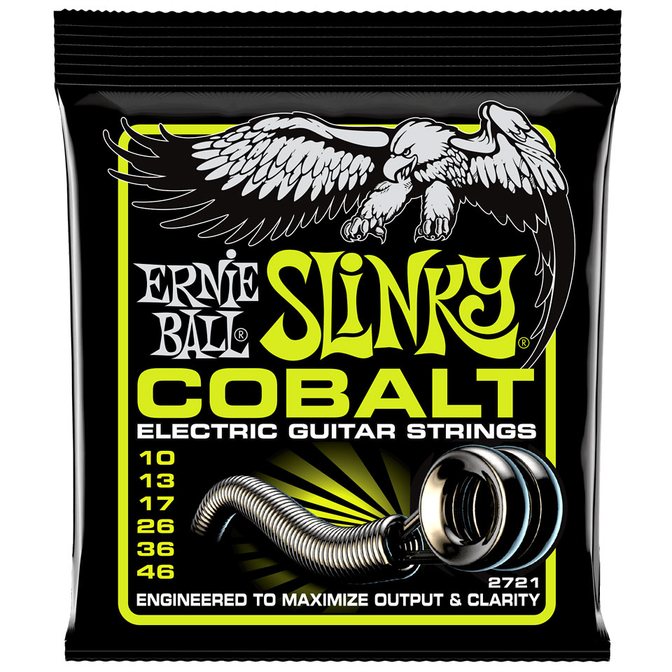 Ernie Ball Regular Slinky Cobalt 2721 .010-046 Saiten E-Gitarre Ernie Ball Regular Slinky Cobalt 2721 .010-046 Saiten E-Gitarre von Ernie Ball