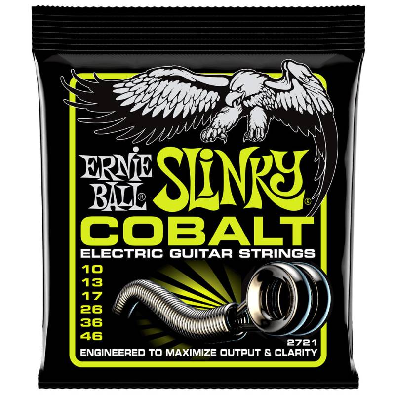 Ernie Ball Regular Slinky Cobalt 2721 .010-046 Saiten E-Gitarre von Ernie Ball