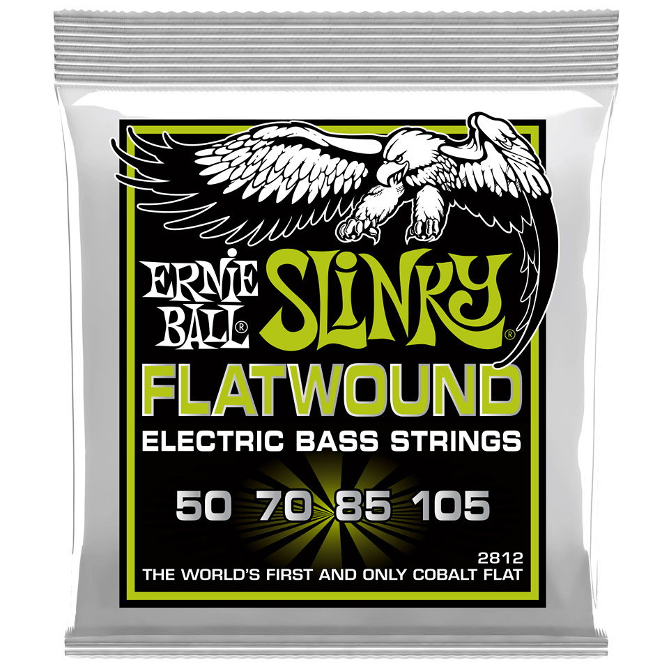 Ernie Ball Regular Slinky Flatwound Bass 2812 .050-105 Saiten E-Bass von Ernie Ball
