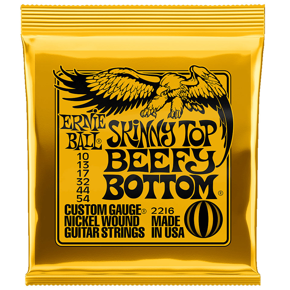 Ernie Ball Skinny Top Beefy Bottom 2216 .010-054 Saiten E-Gitarre Ernie Ball Skinny Top Beefy Bottom 2216 .010-054 Saiten E-Gitarre von Ernie Ball