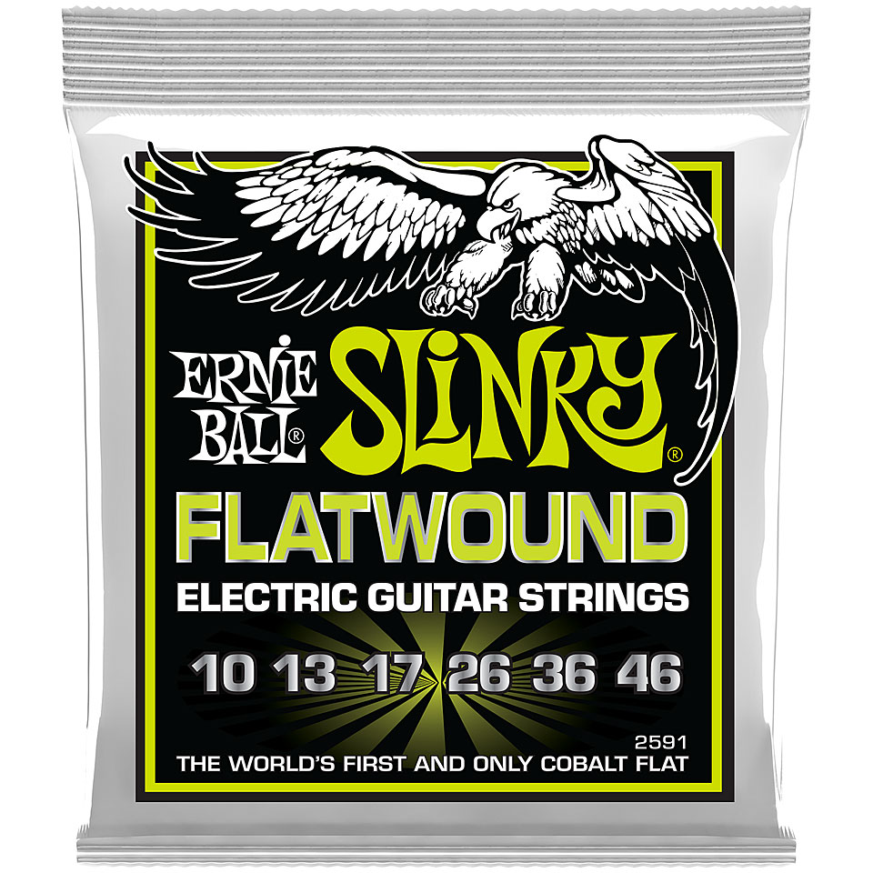 Ernie Ball Slinky Nickel Flatwound, Regular .010-.046 Saiten E-Gitarre Ernie Ball Slinky Nickel Flatwound, Regular .010-.046 Saiten E-Gitarre von Ernie Ball