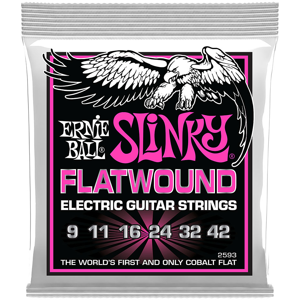 Ernie Ball Slinky Nickel Flatwound, Super .009-.042 Saiten E-Gitarre Ernie Ball Slinky Nickel Flatwound, Super .009-.042 Saiten E-Gitarre von Ernie Ball