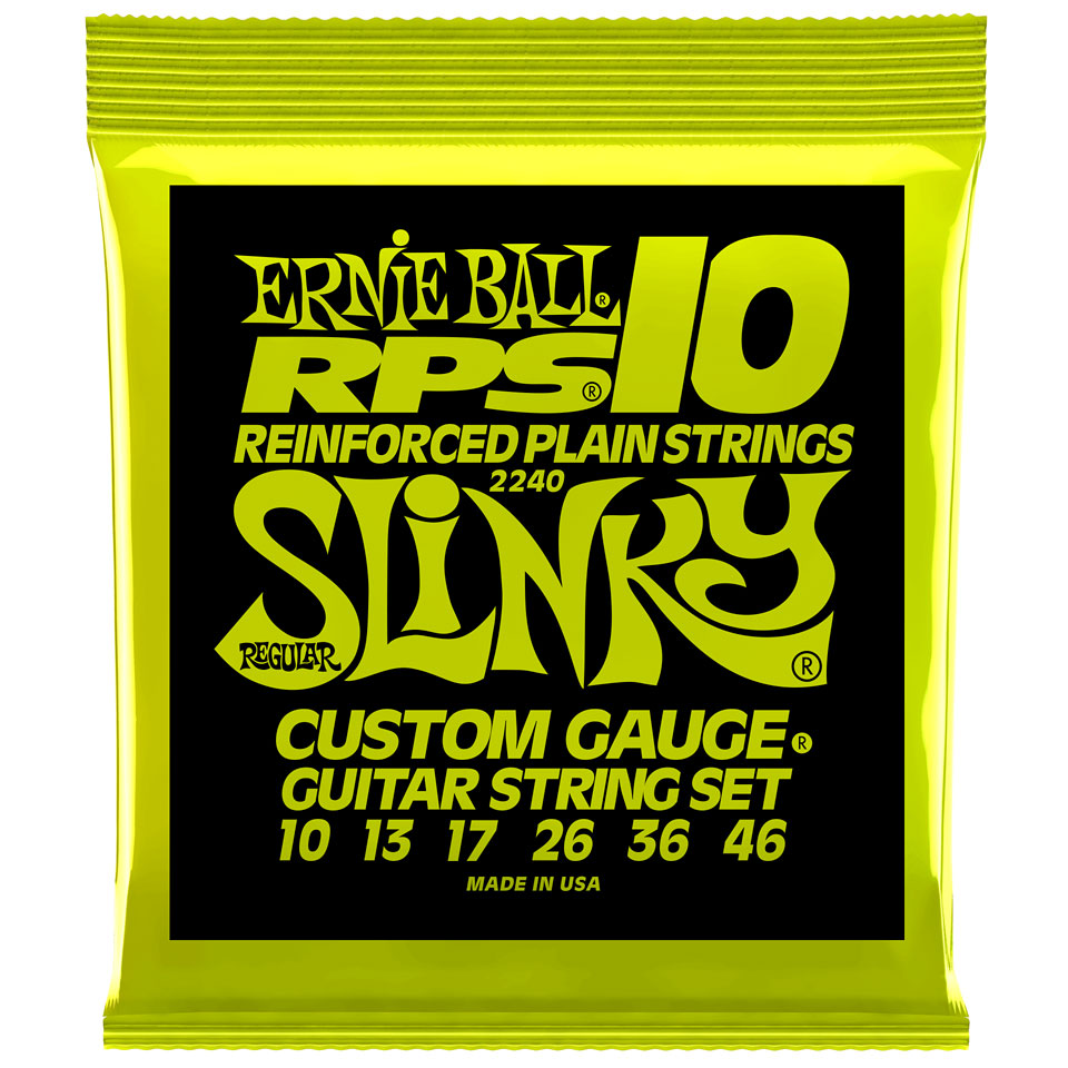 Ernie Ball Regular Slinky RPS 2240 .010-046 Saiten E-Gitarre Ernie Ball Regular Slinky RPS 2240 .010-046 Saiten E-Gitarre von Ernie Ball