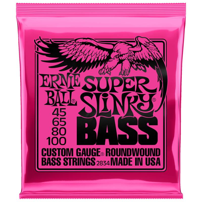 Ernie Ball Super Slinky Bass 2834 .045-100 Saiten E-Bass von Ernie Ball