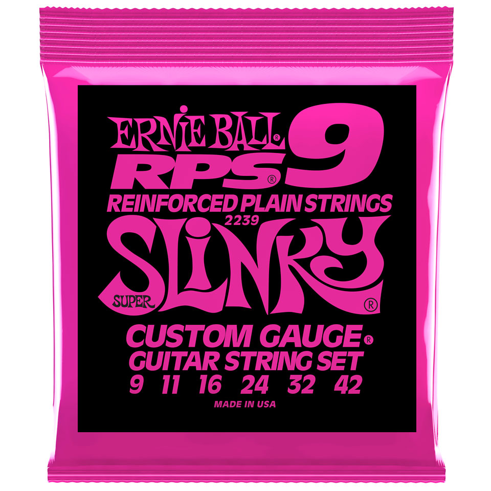 Ernie Ball Super Slinky RPS 2239 .009-042 Saiten E-Gitarre Ernie Ball Super Slinky RPS 2239 .009-042 Saiten E-Gitarre von Ernie Ball